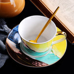 Watercolor Porcelain Tea/ Coffee Set