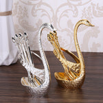 Swan Decorative Tea Spoons Holder