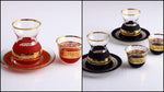 18 Pcs Tea Set - Antique Gold